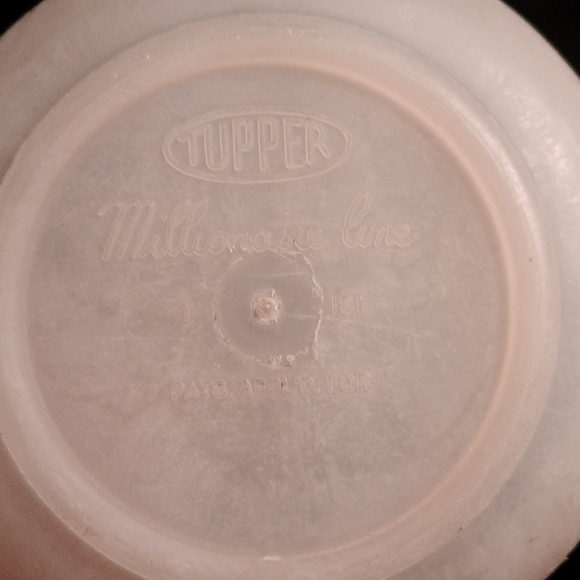 Tupperware Millionaire Line Tupper replacement stack cup pink #121 vintage (B2) - Picture 4 of 7